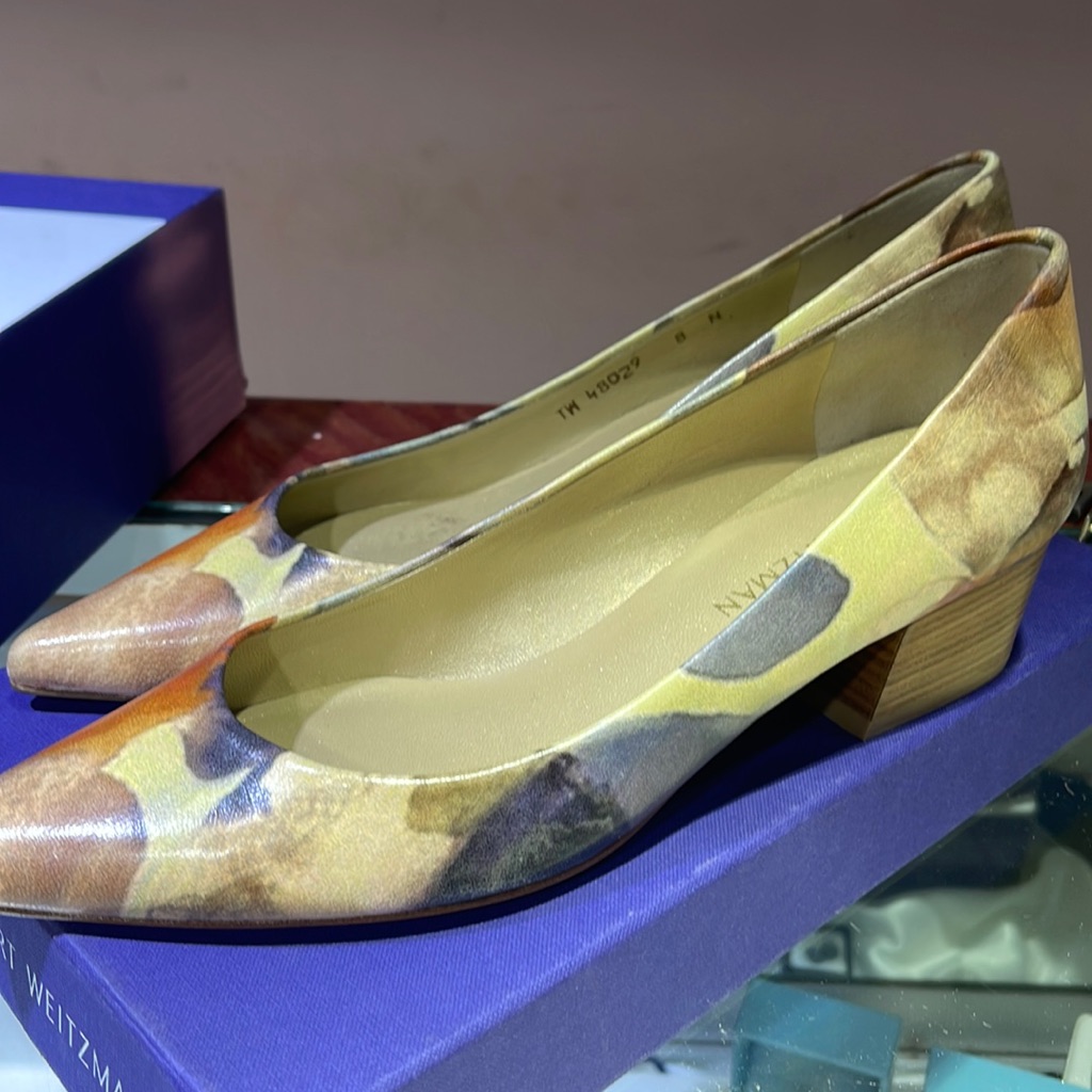 Stuart Weitzman Tie Dye Nappa Ladies Shoes Size 8